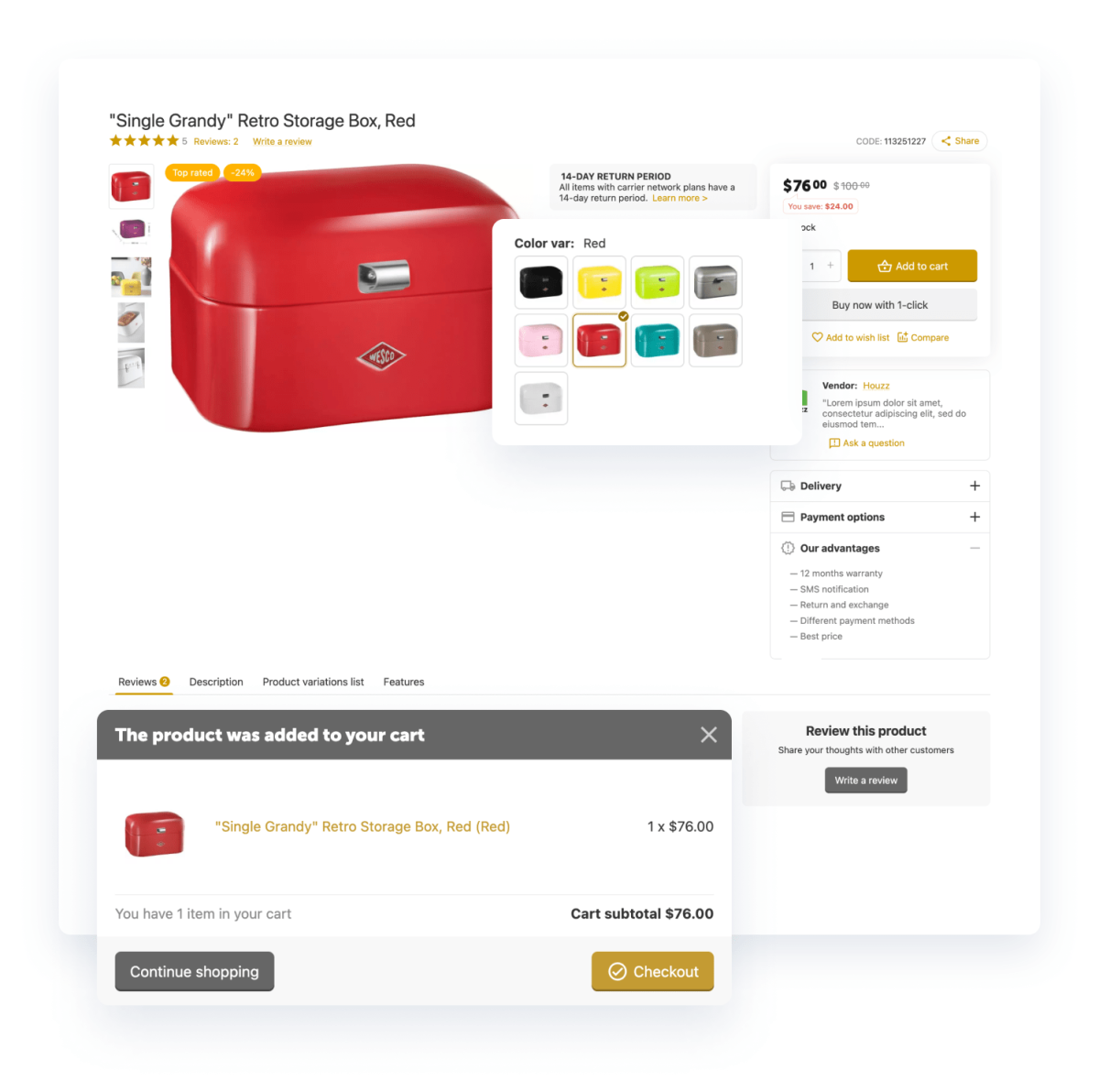 Ninjas360 Ürün Varyasyonları Ürün Varyasyonları